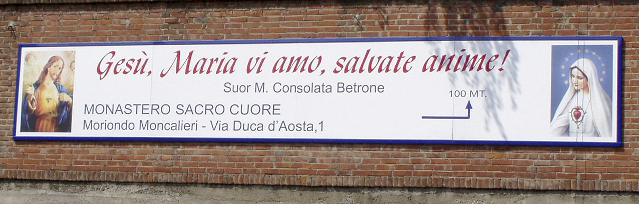 Venerabile Suor Maria Consolata Betrone, Clarissa Cappuccina (1903-1946)